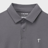 Grey Polo Pique