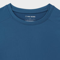 Teal Square Mesh Tee