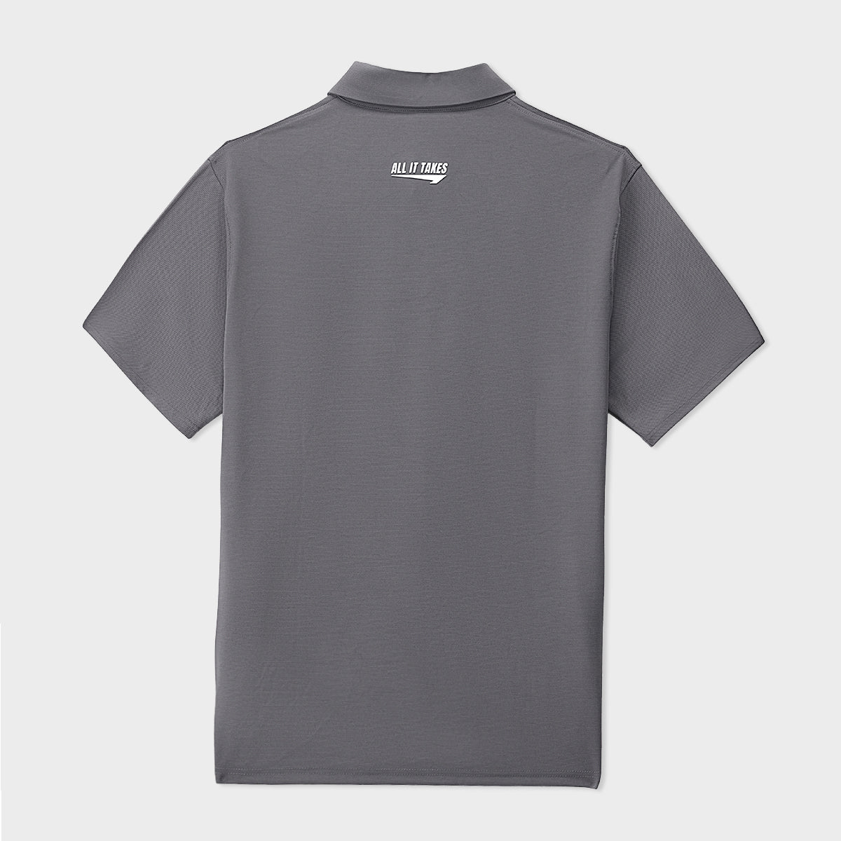 Grey Polo Pique