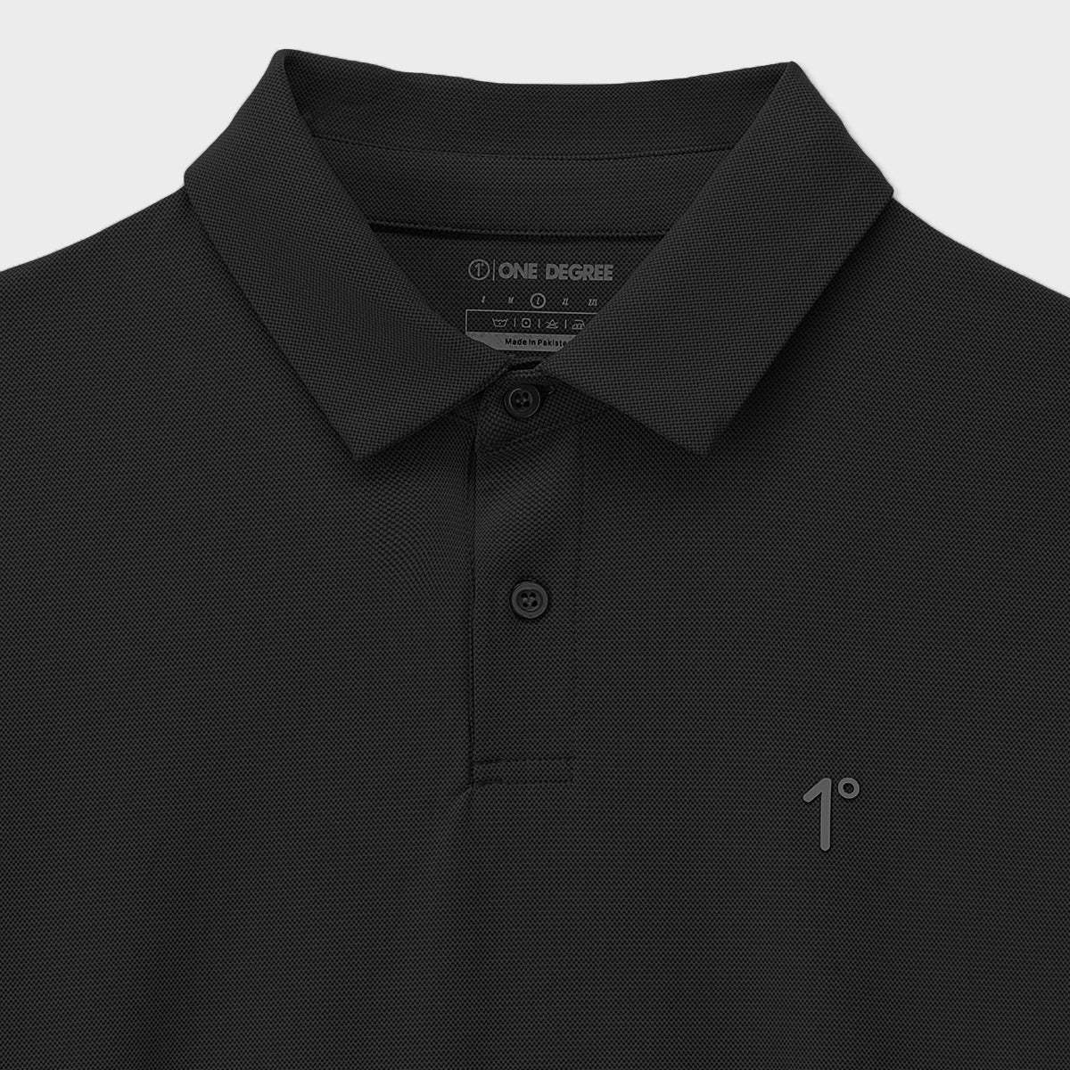 Black Polo Pique