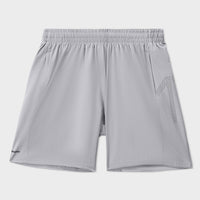 Silver Grey Nylon Lazer Short
