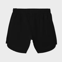 Black Nylon Stretch Short