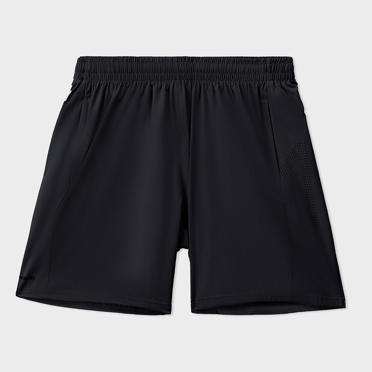 Black Nylon Lazer Short