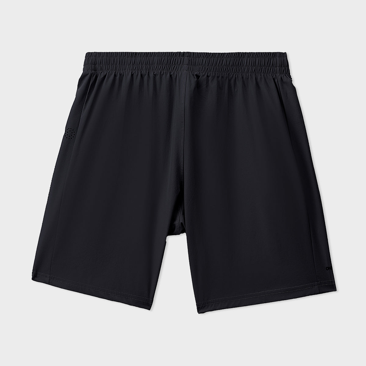 Black Nylon Lazer Short