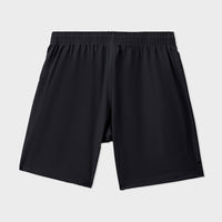 Black Nylon Lazer Short