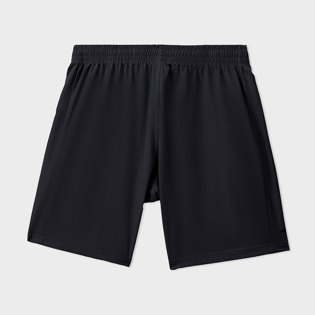 Black Nylon Lazer Short