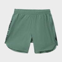 Green Nylon Stretch Short