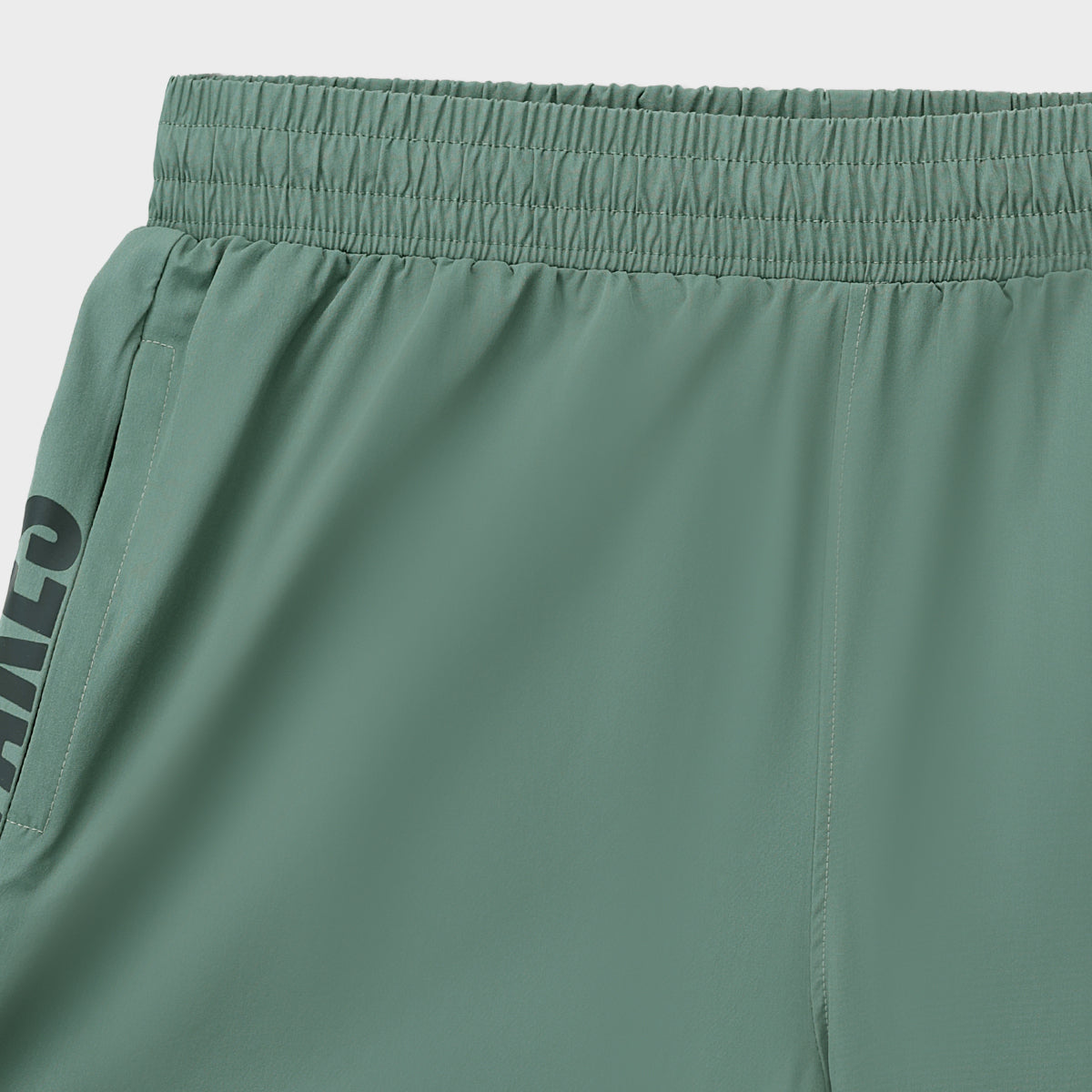 Green Nylon Stretch Short