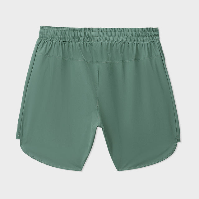 Green Nylon Stretch Short