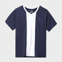 Navy Dot Mesh Tee