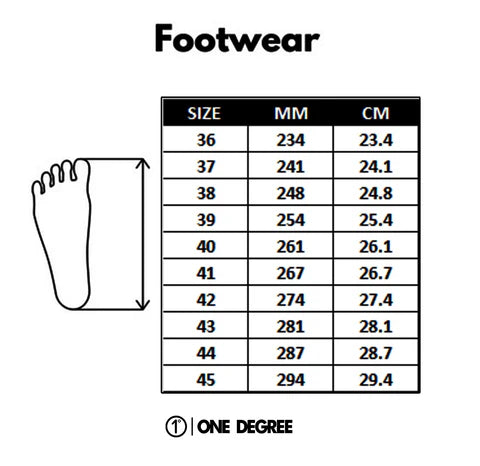 Men Size Chart