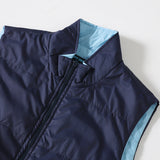 Regular Fit sleeveless Blue Puffer Jacket