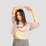 Relaxed Fit Pink T Shirt