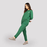 Regular Fit Green Sweatshirt