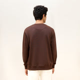 Regular Fit Brown Beige Sweatshirt