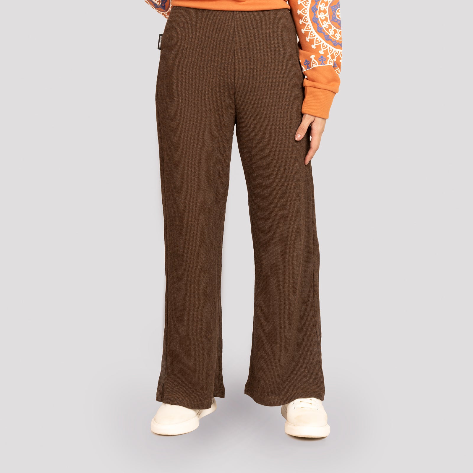 Regular Fit Brown Thermal Trouser