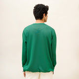 Regular Fit Green SweatShirt