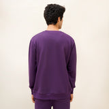 Regular Fit Purple
 Sweatshirt