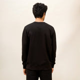 Regular Fit Black Sweatshirt