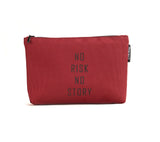 NO RISK Maroon
 Pouch