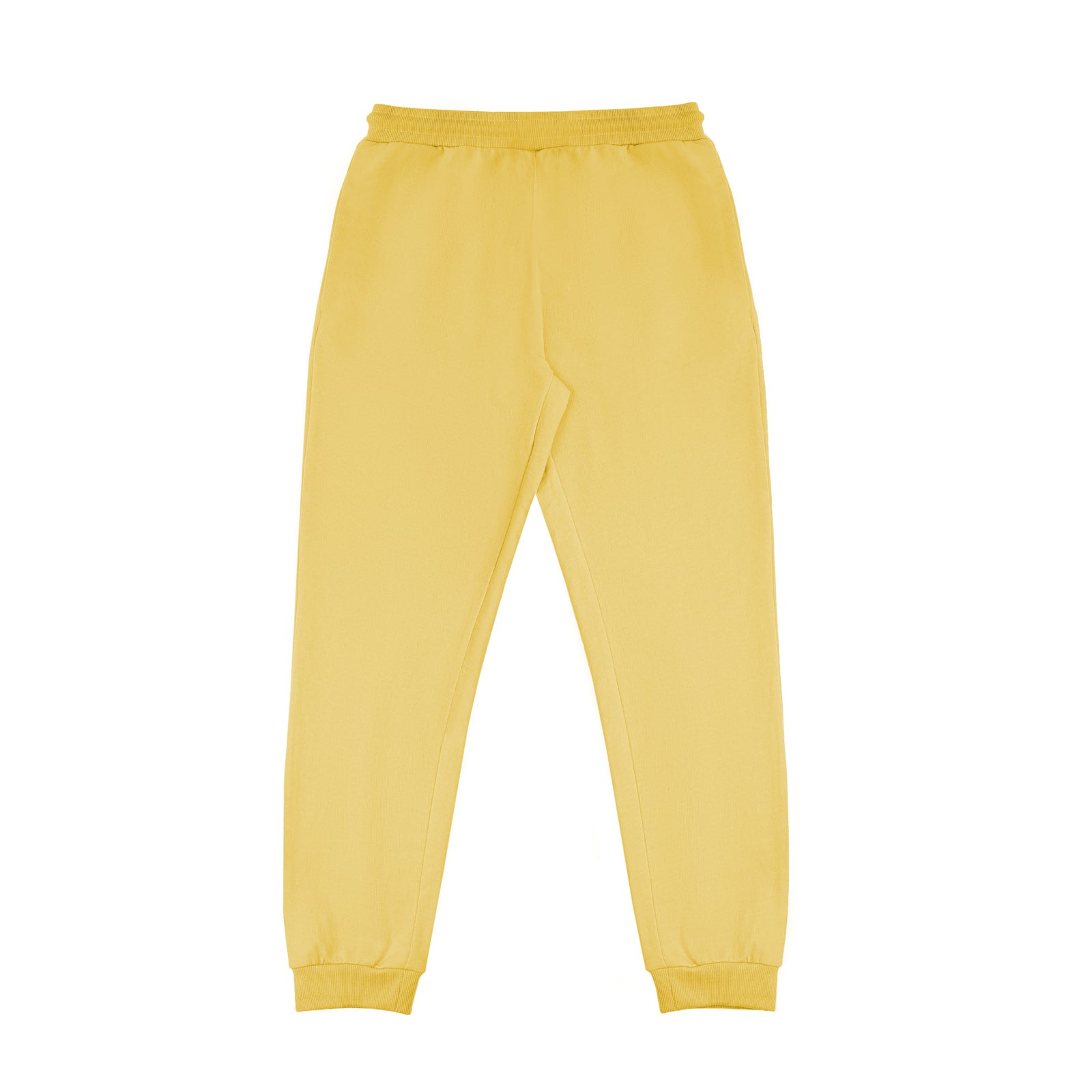 Regular Fit  Pastel Yellow Trouser