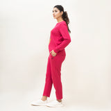 Tapered Pink Trouser