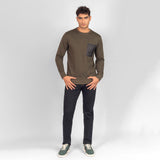 Regular Fit Olive SweatShirt