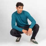 Regular Fit Blue SwetShirt